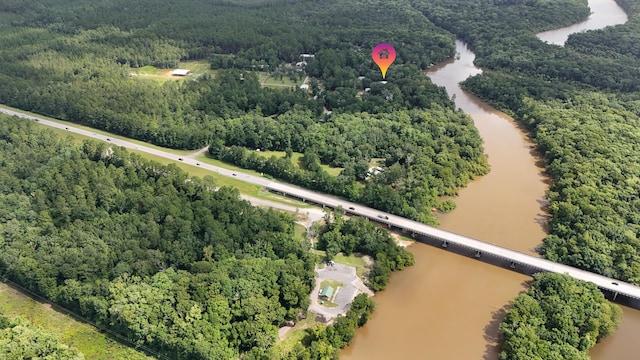 70 River Loop, Ponce De Leon, FL 32455 - aerial view of property's location featuring a heavily wooded area and a nearby body of water