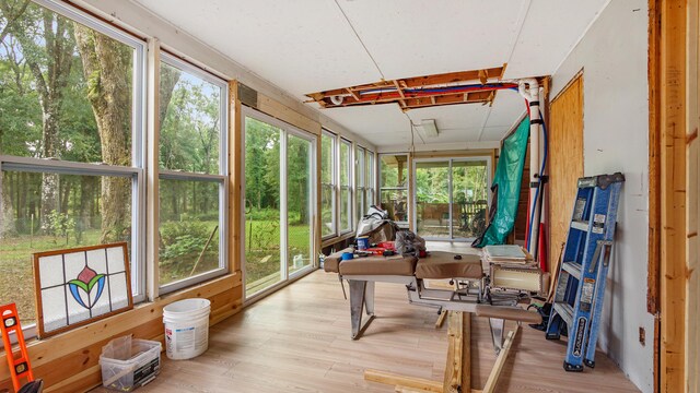 70 River Loop, Ponce De Leon, FL 32455 - sunroom / solarium featuring wood finished floors