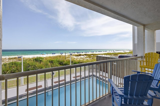 1700 Scenic Highway 98 Unit 101, Destin, FL 32541 - balcony featuring view of water and beach and view of pool