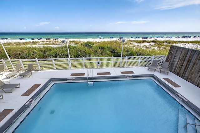 1700 Scenic Highway 98 Unit 101, Destin, FL 32541 - community pool featuring view of water and beach and a patio area