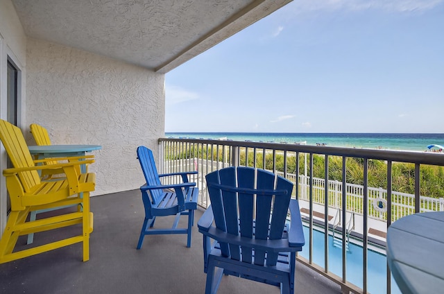 1700 Scenic Highway 98 Unit 101, Destin, FL 32541 - balcony featuring view of water and beach
