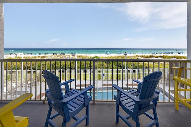 1700 Scenic Highway 98 Unit 101, Destin, FL 32541 - balcony featuring view of water and beach
