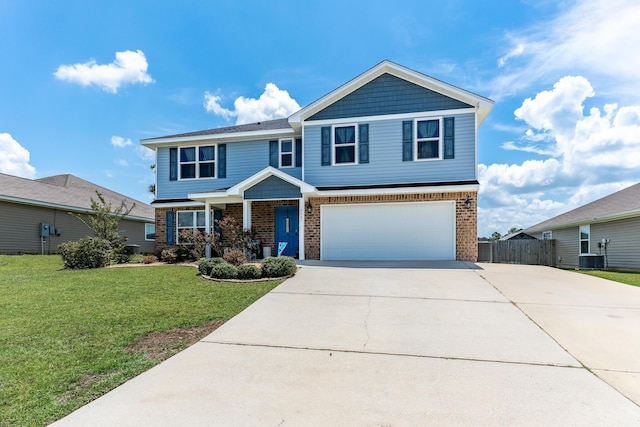 4605 Plover Dr, Crestview, FL 32539 - craftsman-style home featuring brick siding, concrete driveway, and an attached garage