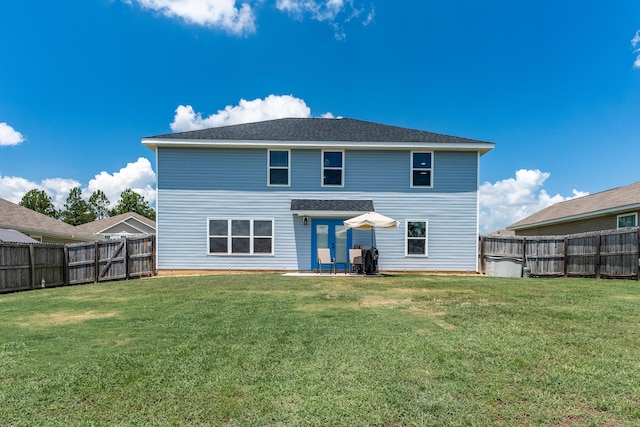 4605 Plover Dr, Crestview, FL 32539 - back of house with a fenced backyard