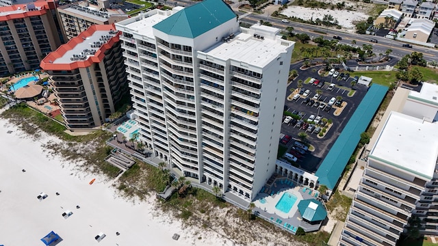 6415 Thomas Dr Unit 1205, Panama City Beach, FL 32408 - bird's eye view of a pool area