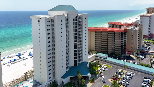 6415 Thomas Dr Unit 1205, Panama City Beach, FL 32408 - view of apartment building / complex featuring view of water and beach
