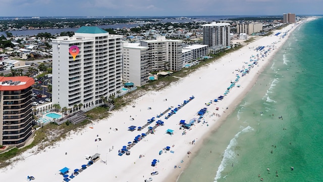 6415 Thomas Dr Unit 1205, Panama City Beach, FL 32408 - drone / aerial view of apartment complex / building and unending shoreline
