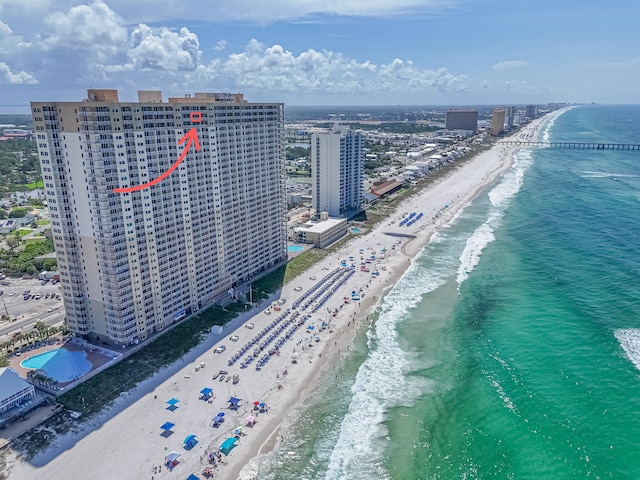 16819 Front Beach Rd Unit 2910, Panama City Beach, FL 32413 - drone / aerial view of extended coastline