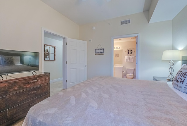 16819 Front Beach Rd Unit 2910, Panama City Beach, FL 32413 - bedroom with ensuite bath and carpet