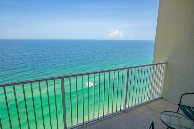 16819 Front Beach Rd Unit 2910, Panama City Beach, FL 32413 - balcony with a water view