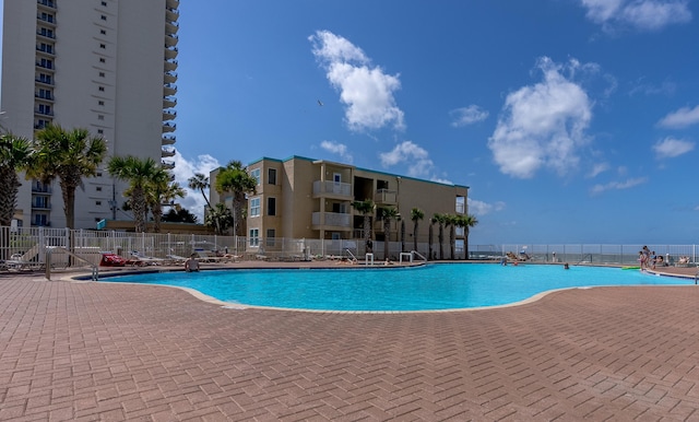 16819 Front Beach Rd Unit 2910, Panama City Beach, FL 32413 - community pool with a patio