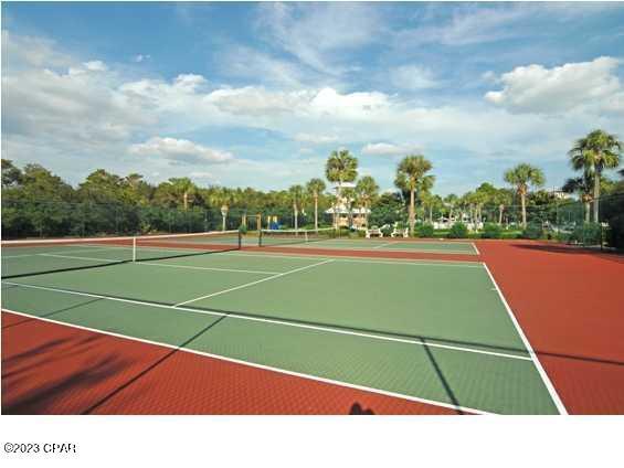 209 Dune Crest Ln, Panama City Beach, FL 32413 - view of tennis court with community basketball court