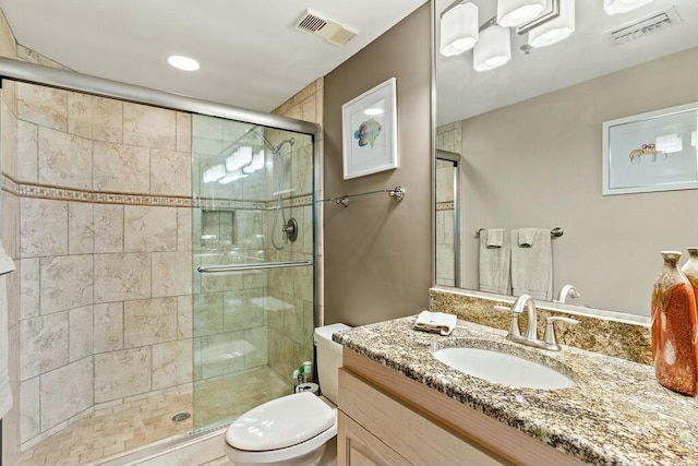 6323 Thomas Dr Unit 904B, Panama City Beach, FL 32408 - full bathroom with vanity and a shower stall