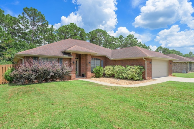 222 Raptor Dr, Crestview, FL 32536 - single story home featuring brick siding, an attached garage, and driveway