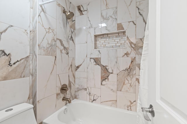 210 Pelham Rd Unit 211B, Fort Walton Beach, FL 32547 - full bath featuring shower / bath combination with curtain and toilet