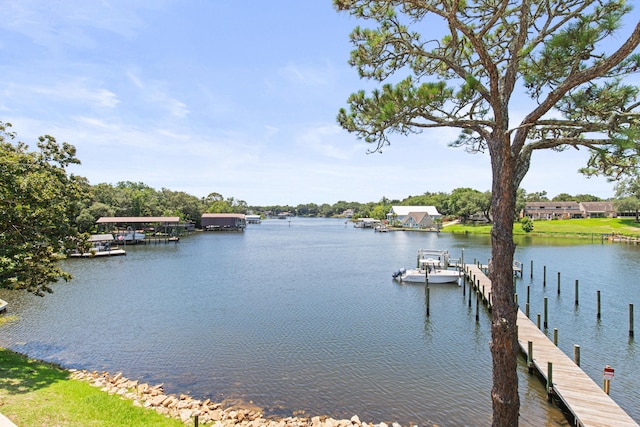 210 Pelham Rd Unit 210B, Fort Walton Beach, FL 32547 - dock featuring a water view