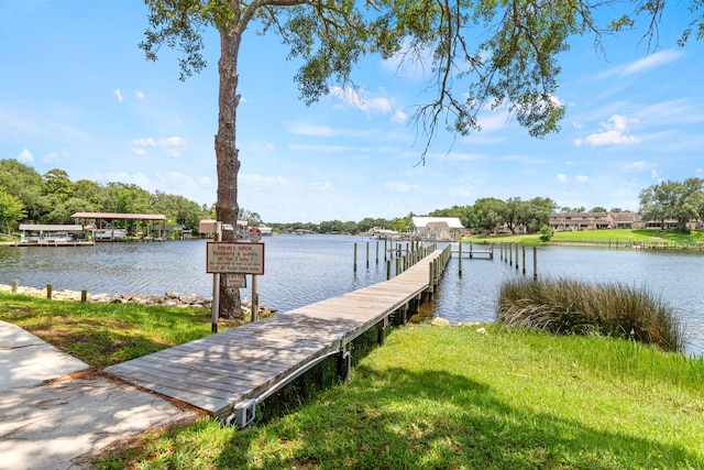 210 Pelham Rd Unit 210B, Fort Walton Beach, FL 32547 - dock featuring a water view
