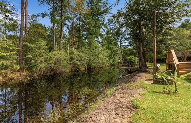 2141 C Shelby Ln, Westville, FL 32464 - view of yard featuring a deck