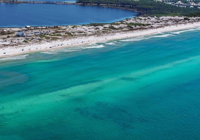 231 Somerset Bridge Rd Unit 2308, Santa Rosa Beach, FL 32459 - aerial view of waterfront with a beach