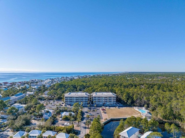 231 Somerset Bridge Rd Unit 2308, Santa Rosa Beach, FL 32459 - drone / aerial view of a heavily wooded area and a large body of water