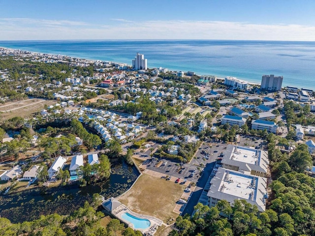 231 Somerset Bridge Rd Unit 2308, Santa Rosa Beach, FL 32459 - aerial view of property's location featuring a nearby body of water and a pool area