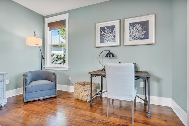 654 Flatwoods Forest Loop, Santa Rosa Beach, FL 32459 - home office featuring wood finished floors