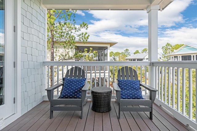 654 Flatwoods Forest Loop, Santa Rosa Beach, FL 32459 - view of wooden deck