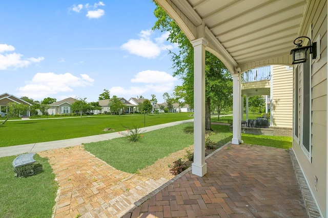 3929 Indian Springs Rd, Panama City, FL 32404 - view of patio / terrace with a residential view