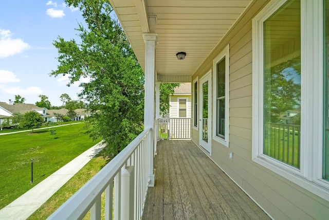 3929 Indian Springs Rd, Panama City, FL 32404 - deck featuring a lawn