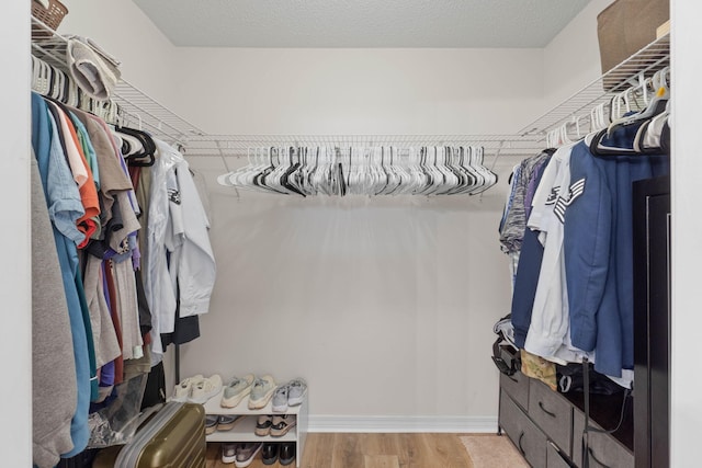 277 Limestone Cir, Crestview, FL 32539 - walk in closet featuring wood finished floors