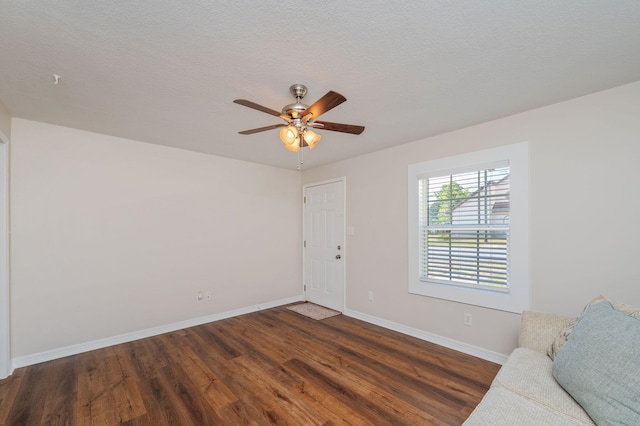 379 W 1st Ave, Crestview, FL 32536 - foyer entrance with wood finished floors and a ceiling fan