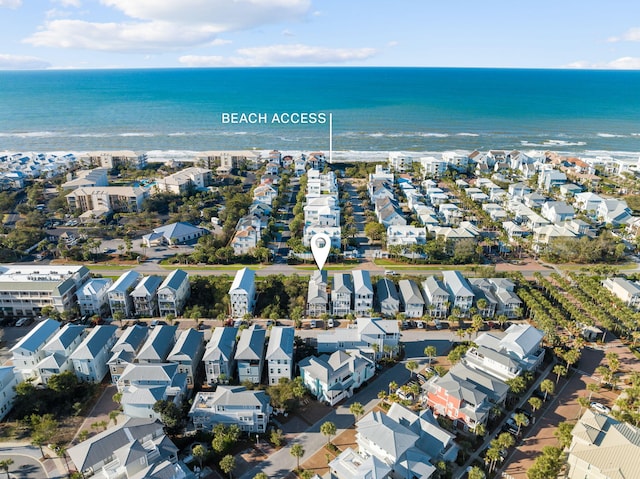18 E Trigger Trl, Inlet Beach, FL 32461 - aerial view of property's location featuring nearby suburban area and a nearby body of water