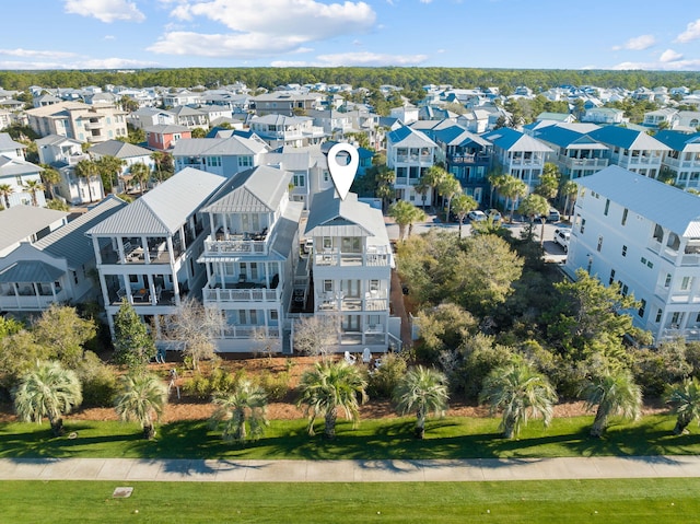 18 E Trigger Trl, Inlet Beach, FL 32461 - aerial perspective of suburban area