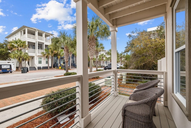 18 E Trigger Trl, Inlet Beach, FL 32461 - view of wooden terrace