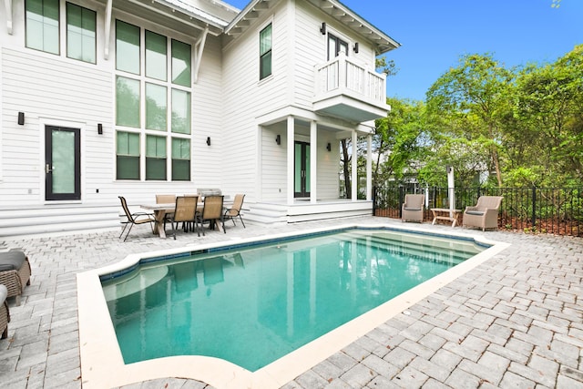 12 Seabreeze Way, Inlet Beach, FL 32461 - view of pool with a patio area and outdoor dining area