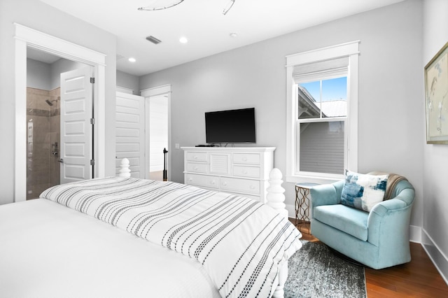 12 Seabreeze Way, Inlet Beach, FL 32461 - bedroom featuring wood finished floors and recessed lighting
