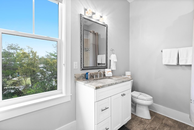 12 Seabreeze Way, Inlet Beach, FL 32461 - full bathroom featuring vanity and wood finished floors