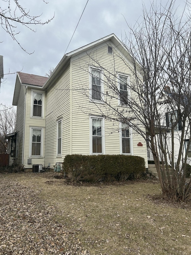 exterior space with central AC unit