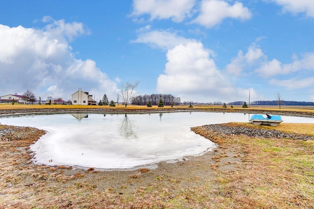 view of water feature