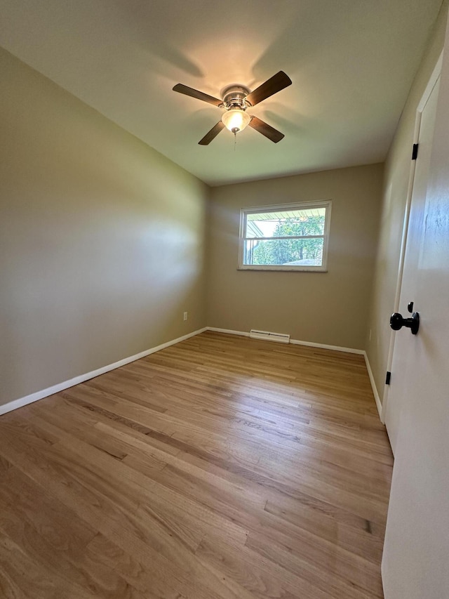 2336 Derr Rd, Springfield, OH 45503 - spare room with ceiling fan and wood finished floors
