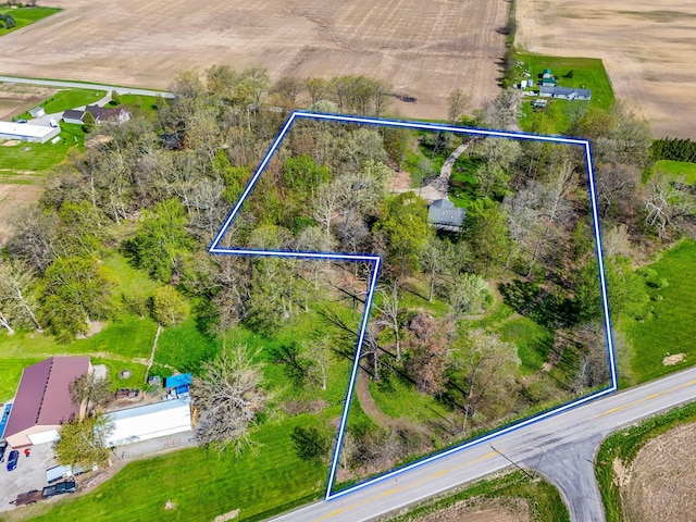 11851 Sanders Rd, Richwood, OH 43344 - bird's eye view with a rural view