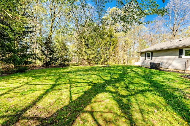 11851 Sanders Rd, Richwood, OH 43344 - view of yard featuring central AC unit