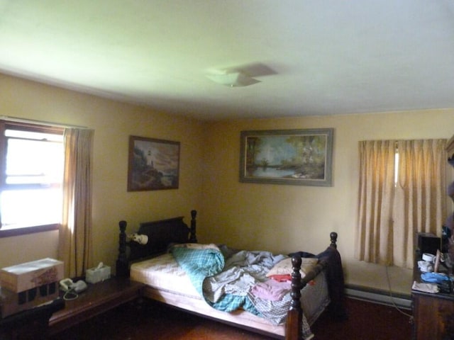 727 County Road 50, Ada, OH 45810 - bedroom featuring baseboard heating