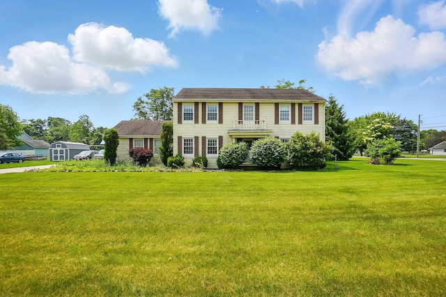 1985 Fox Run, Troy, OH 45373 - colonial home with a front lawn
