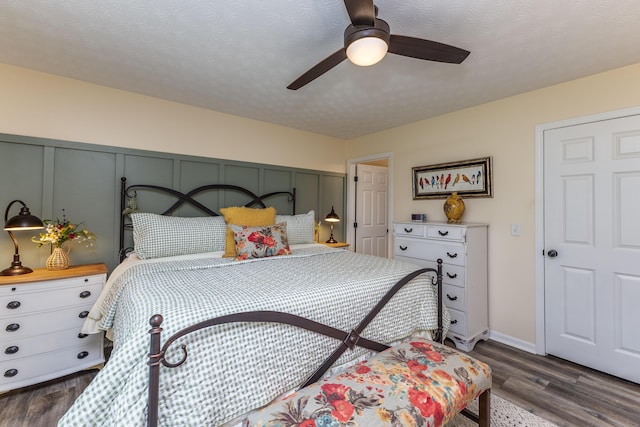 1280 Candlelite Ln, Fairborn, OH 45324 - bedroom featuring dark wood-style floors and ceiling fan