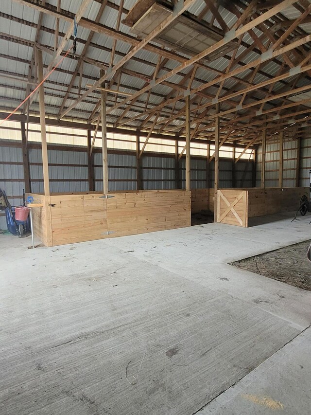 view of stable