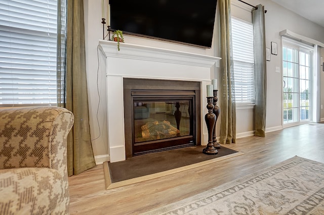 room details featuring hardwood / wood-style floors