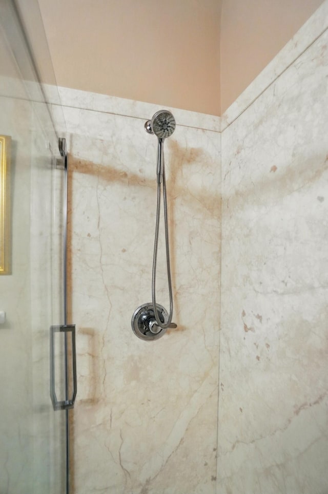 2696 Prestwick Village Cir, Springfield, OH 45503 - bathroom view of a marble finish shower