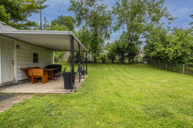 5385 Woodbine Ave, Dayton, OH 45432 - view of yard featuring a patio