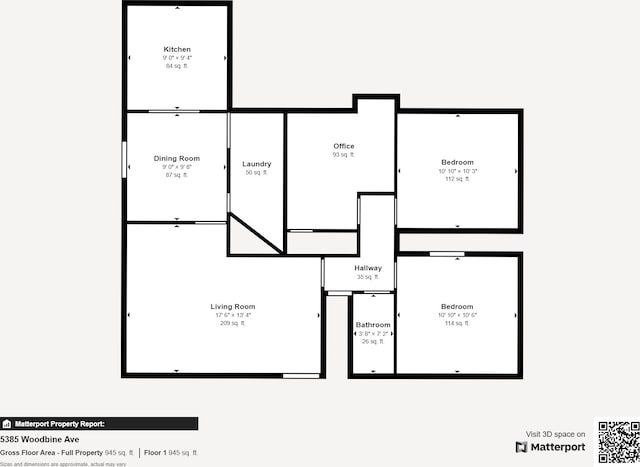 5385 Woodbine Ave, Dayton, OH 45432 - view of home floor plan